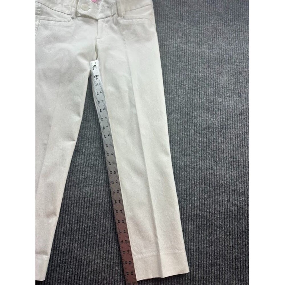 Pre-Owned Lilly Pulitzer White Size 2 Dress Pants Cropped - Picture 4 of 6